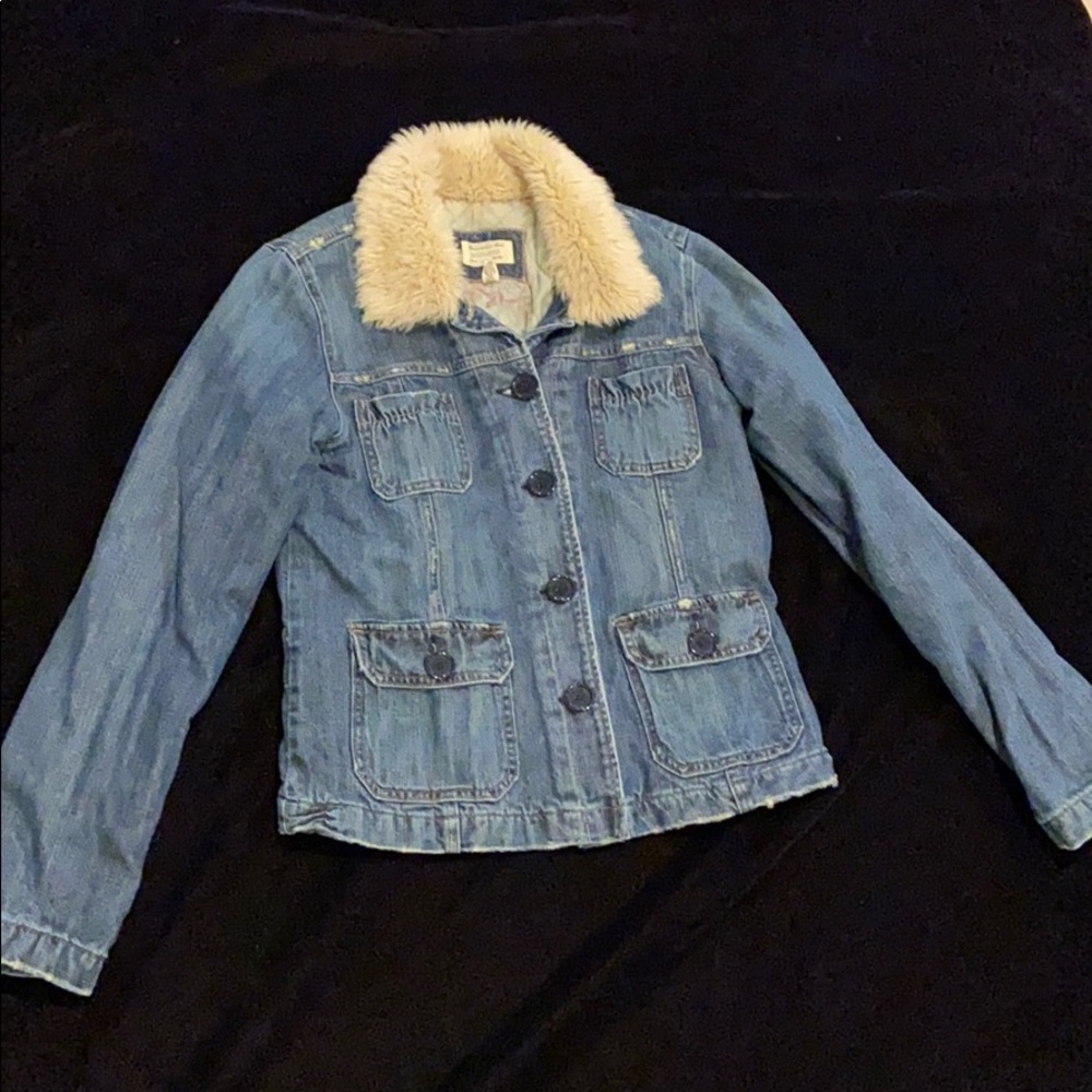 Lined A&F Jean Jacket
